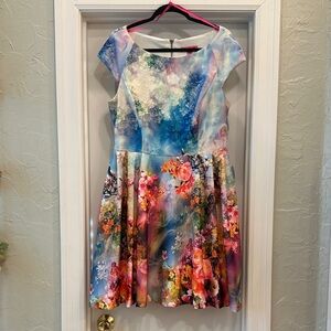 Betsey Johnson Floral Scuba Dress